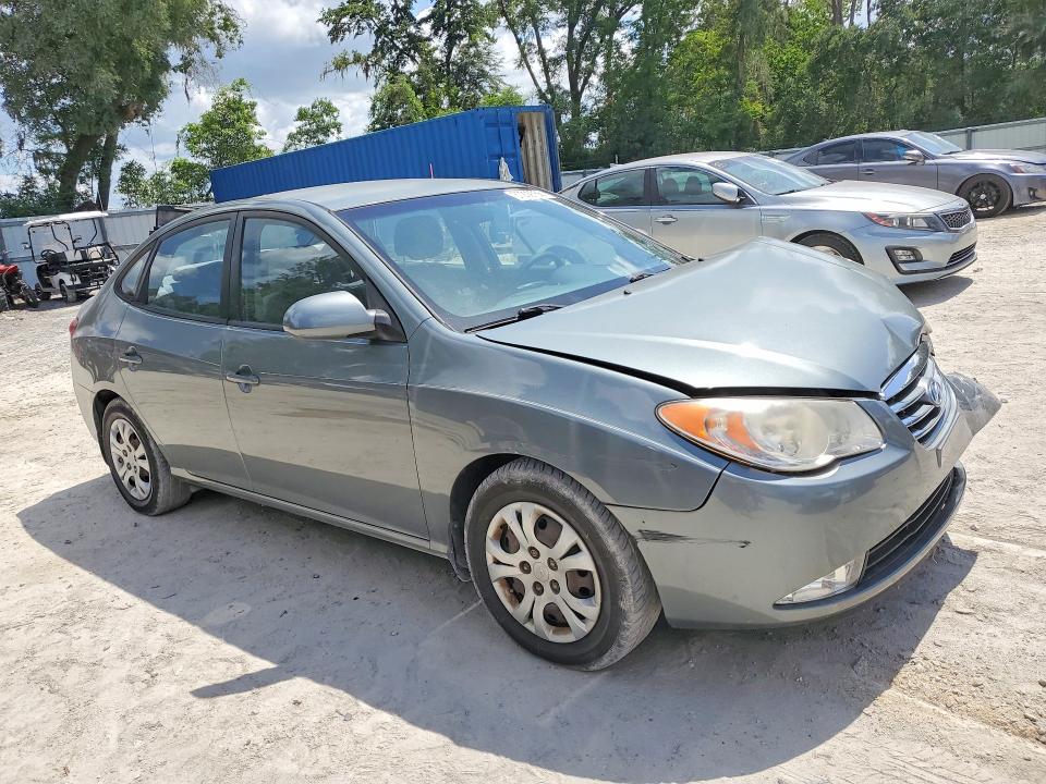 2010 Hyundai Elantra VIN KMHDU4AD4AU939611 COPART salvage auction — FRONT END, Fl - Certificate Of Destruction, sold $875 on 2026-07-07 (photo 4)