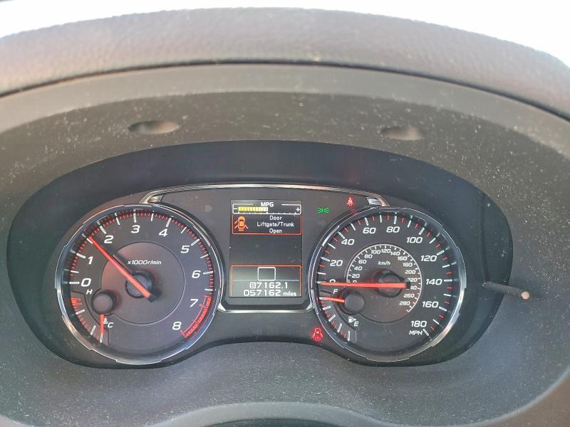 2020 Subaru Wrx VIN JF1VA1A69L9832633 COPART salvage auction — REAR END, Ca - Salvage Certificate, sold $3,650 on 2026-07-28 (photo 9)
