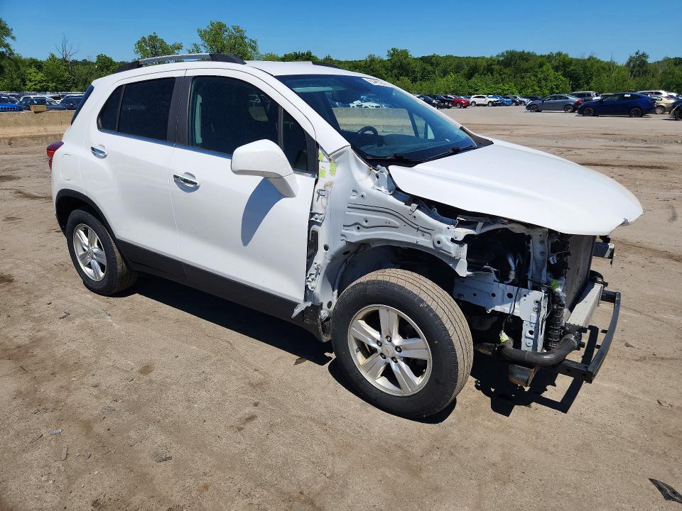 2020 Chevrolet Trax VIN KL7CJLSB0LB066760 COPART salvage auction — FRONT END, Ny - Mv-907A Salvage Certificate, sold $1,950 on 2026-07-09 (photo 4)
