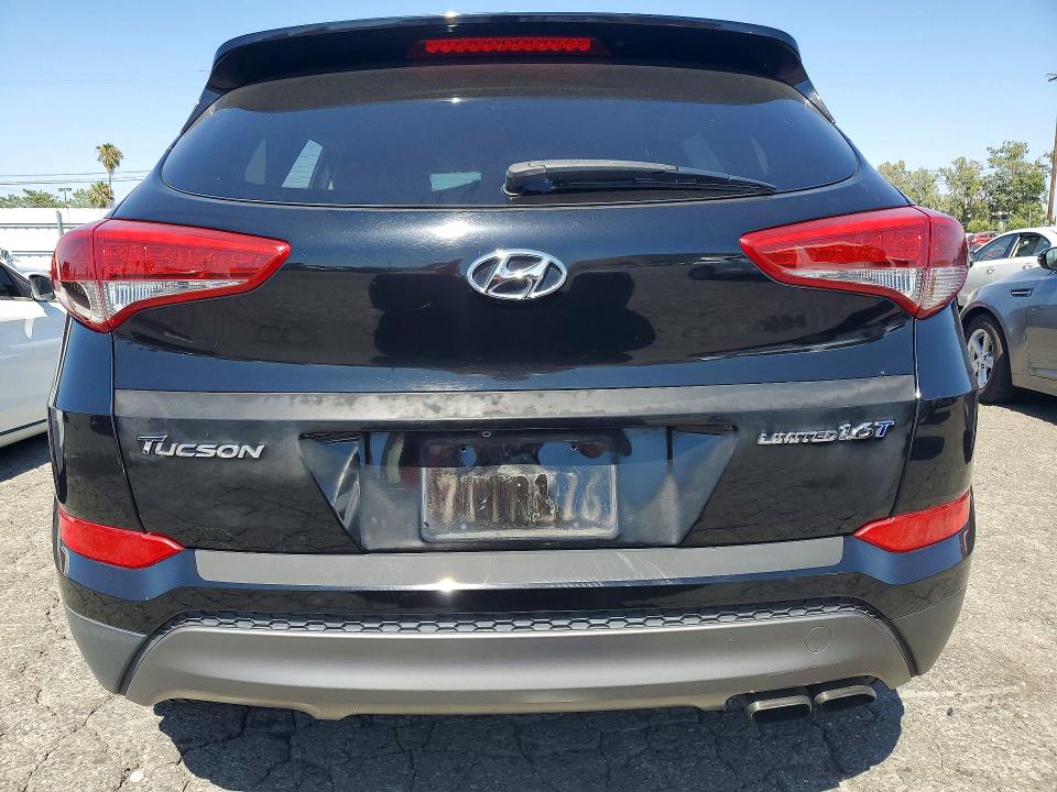 2016 Hyundai Tucson VIN KM8J33A28GU243468 COPART salvage auction — MINOR DENT/SCRATCHES, Ca - Dis/Dlr/Exp Only Clean Title (P), sold $3,900 on 2026-07-06 (photo 6)