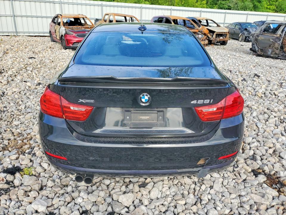 2014 BMW 4er VIN WBA3N9C52EK245580 COPART salvage auction — FRONT END, OH - CERT OF TITLE-SALVAGE, sold $80 on 2026-07-02 (photo 6)
