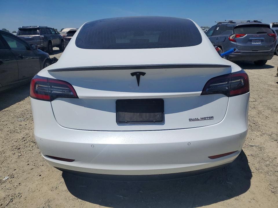 2020 Tesla VIN 5YJ3E1EC0LF602006 COPART salvage auction — FRONT END, Salvage Title, sold $15 on 2026-07-28 (photo 6)