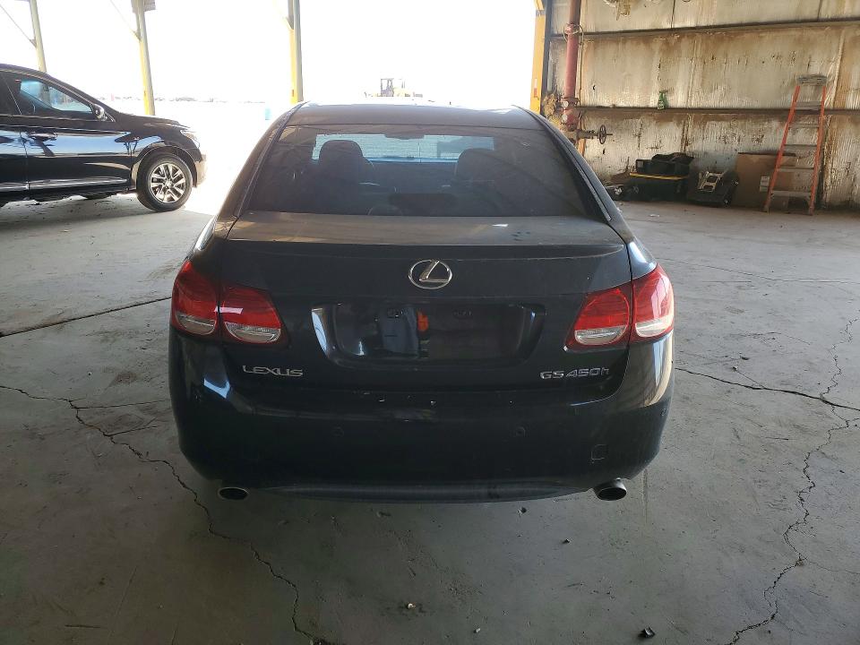 2007 Lexus Gs 450h VIN JTHBC96S075001299 COPART salvage auction — NORMAL WEAR, Az - Cert Of Title-Restored Salvage, sold $350 on 2026-07-20 (photo 6)
