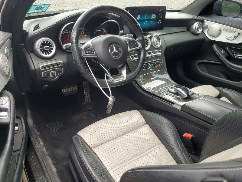 2018 Mercedes-benz C-klasse amg VIN WDDWJ8GB0JF709271 COPART salvage auction — FRONT END, Ny - Mv-907A Salvage Certificate, sold $18,900 on 2026-07-16 (photo 8)