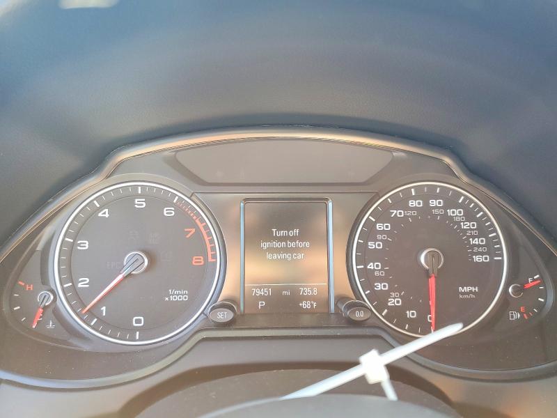 2016 Audi VIN WA1D7AFP4GA126156 COPART salvage auction — FRONT END, Or - Salvage Title Certificate, sold $1,100 on 2026-07-27 (photo 9)