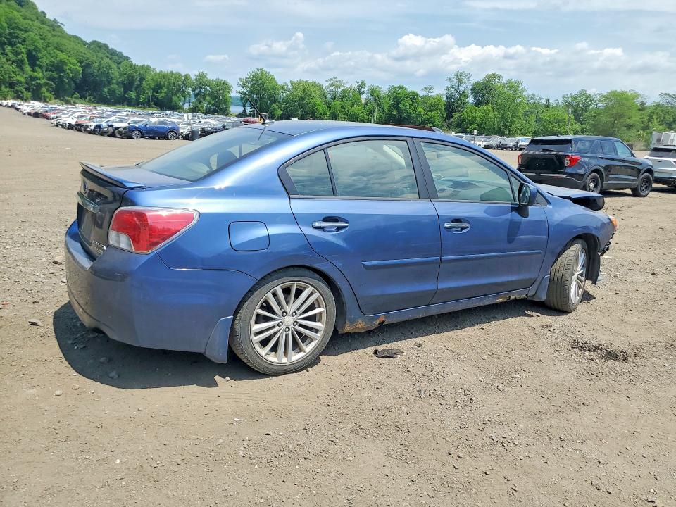 2012 Subaru Impreza VIN JF1GJAH63CH015744 COPART salvage auction — FRONT END, Ny - Mv-907A Salvage Certificate, sold $325 on 2026-07-14 (photo 3)