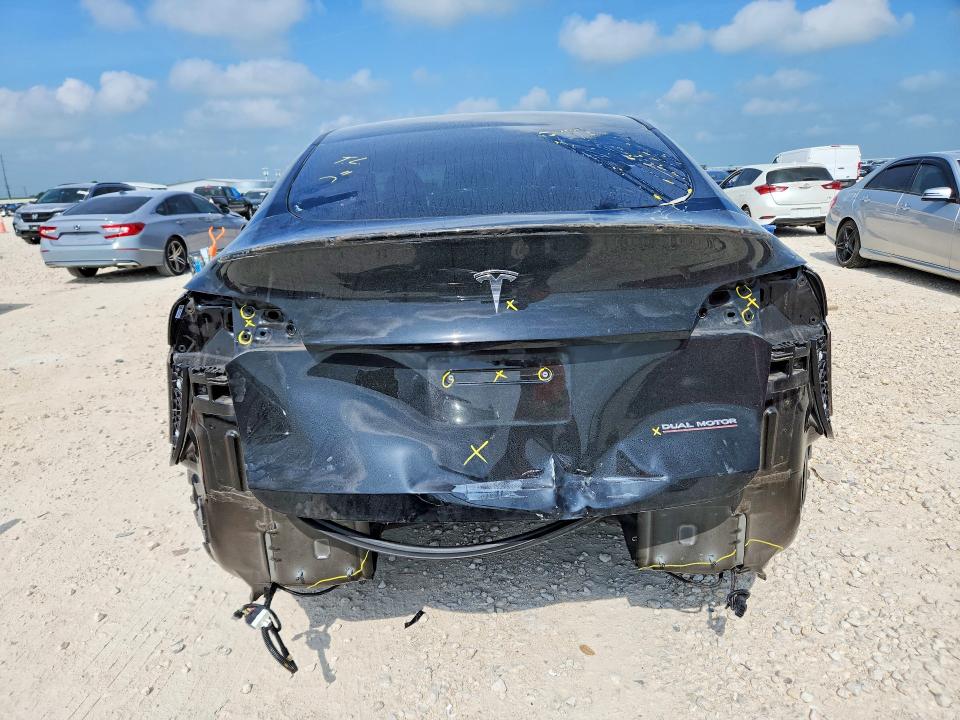 2023 Tesla VIN 7SAYGDEF0PF702448 COPART salvage auction — FRONT END, Tx - Salvage Vehicle Title, sold $100 on 2026-07-30 (photo 6)