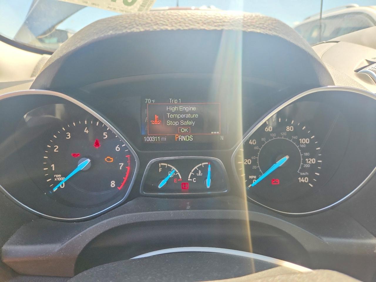 2018 Ford Escape VIN 1FMCU0GD4JUA80693 COPART salvage auction — Mechanical, IL - CERTIFICATE OF TITLE (P), sold $2,400 on 2026-07-09 (photo 9)
