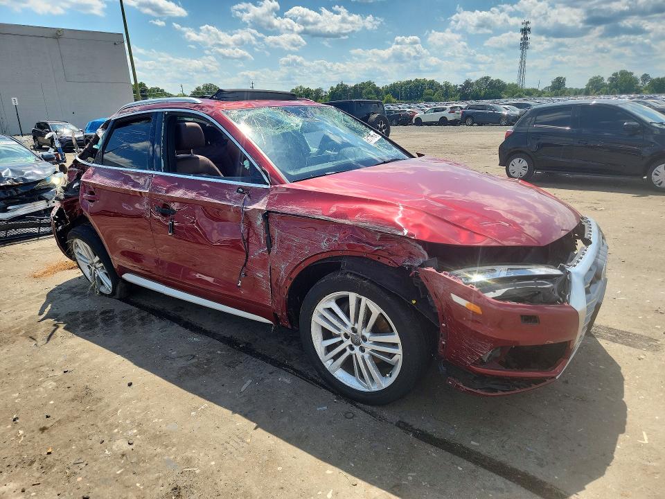 2020 Audi Q5 VIN WA1BNAFY9L2095626 COPART salvage auction — ALL OVER, VA - CERT OF TITLE - SALVAGE, sold $925 on 2026-07-29 (photo 4)