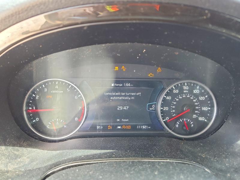 2021 Kia VIN KNDETCA28M7090249 COPART salvage auction — FRONT END, TX - SALVAGE VEHICLE TITLE (P), sold $225 on 2026-07-23 (photo 9)