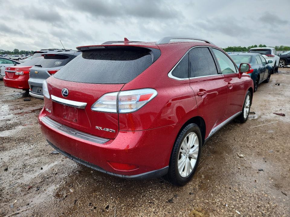 2010 Lexus Rx VIN JTJBC1BA2A2407221 COPART salvage auction — FRONT END, Wv - Salvage Certificate, sold $250 on 2026-07-21 (photo 3)