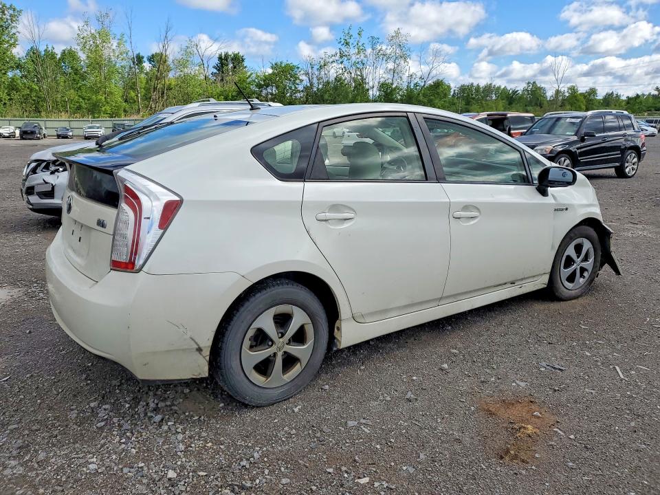 2012 Toyota Prius VIN JTDKN3DU7C1551520 COPART salvage auction — FRONT END, Ny - Mv-907A Salvage Certificate, sold $2,100 on 2026-07-27 (photo 3)