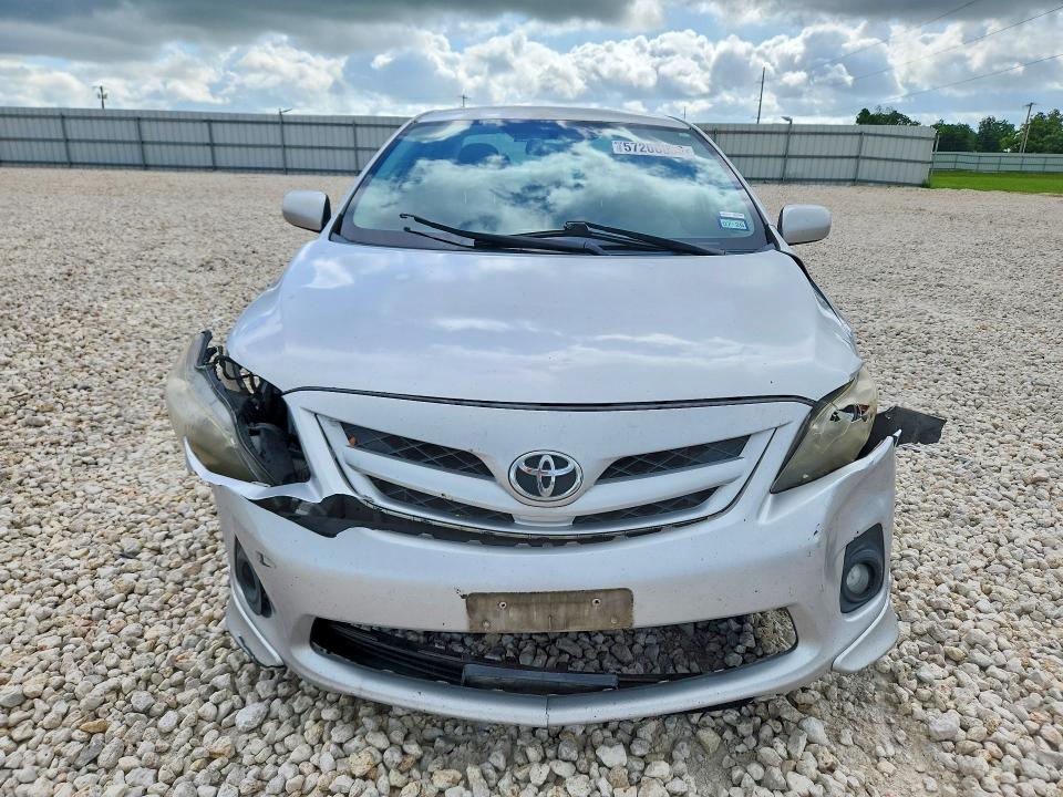 2011 Toyota Corolla VIN 2T1BU4EE1BC640316 COPART salvage auction — FRONT END, Tx - Salvage Vehicle Title, sold $1,700 on 2026-07-02 (photo 5)