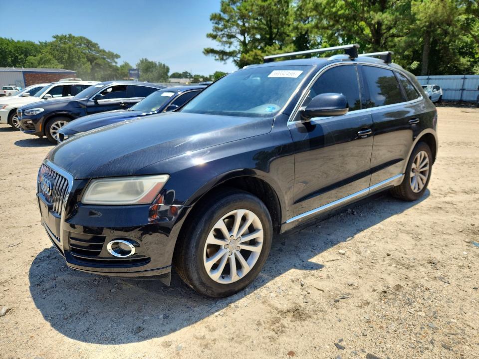 2013 Audi Q5 VIN WA1LFAFP7DA011934 COPART salvage auction — FRONT END, VA - CERT OF TITLE - SALVAGE, sold $125 on 2026-07-28 (photo 1)