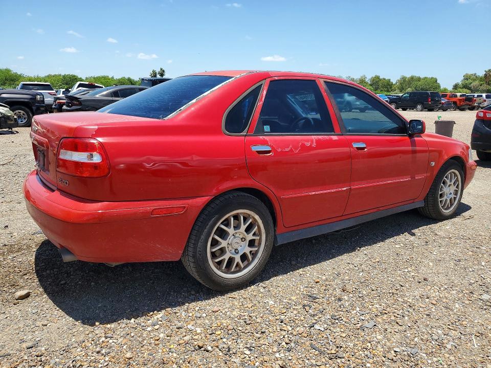 2003 Volvo S40 VIN YV1VS27533F957697 COPART salvage auction — SIDE, Tx - Salvage Vehicle Title, sold $150 on 2026-07-08 (photo 3)