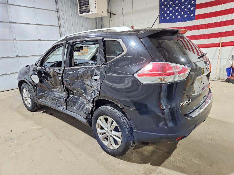 2016 Nissan Rogue VIN JN8AT2MV8GW152293 COPART salvage auction — SIDE, Nh - Cert Of Title-Salvage, sold $100 on 2026-07-28 (photo 2)