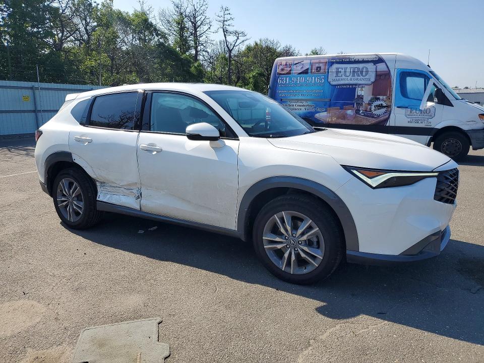 2025 Acura Adx VIN 3HDSA2H30SM711874 COPART salvage auction — SIDE, Ny - Mv-907A Salvage Certificate, sold $11,400 on 2026-07-13 (photo 4)