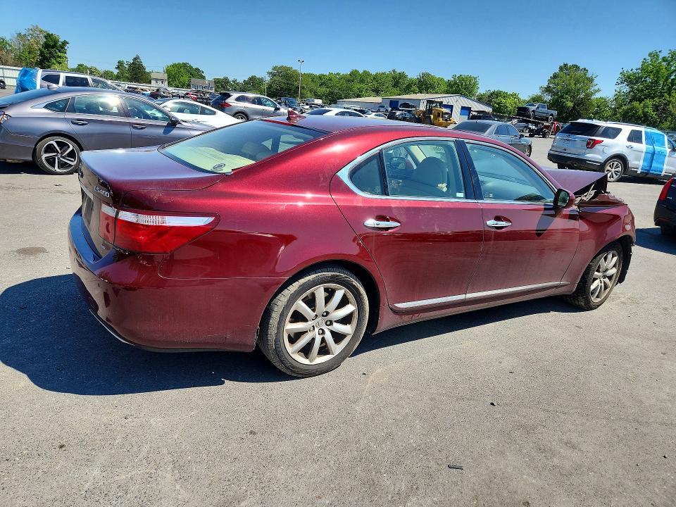 2009 Lexus Ls 460 VIN JTHCL46FX95001727 COPART salvage auction — FRONT END, PA - CERTIFICATE OF SALVAGE, sold $775 on 2026-07-14 (photo 3)