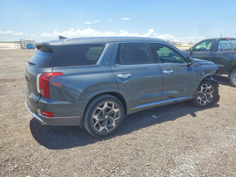 2022 Hyundai Palisade VIN KM8R74HE6NU342882 COPART salvage auction — FRONT END, Fl - Certificate Of Destruction, sold $2,500 on 2026-07-06 (photo 3)