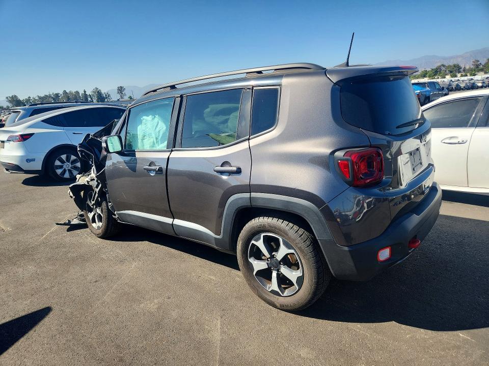2021 Jeep Renegade VIN ZACNJDC1XMPM24538 COPART salvage auction — FRONT END, Ca - Salvage Certificate, sold $300 on 2026-08-05 (photo 2)