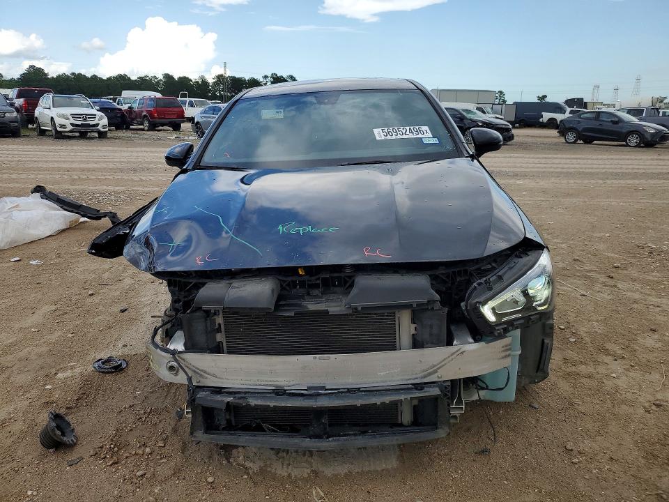 2021 Mercedes-benz Cla-klasse VIN W1K5J4GB3MN184575 COPART salvage auction — FRONT END, Tx - Salvage Vehicle Title, sold $7,100 on 2026-09-22 (photo 5)