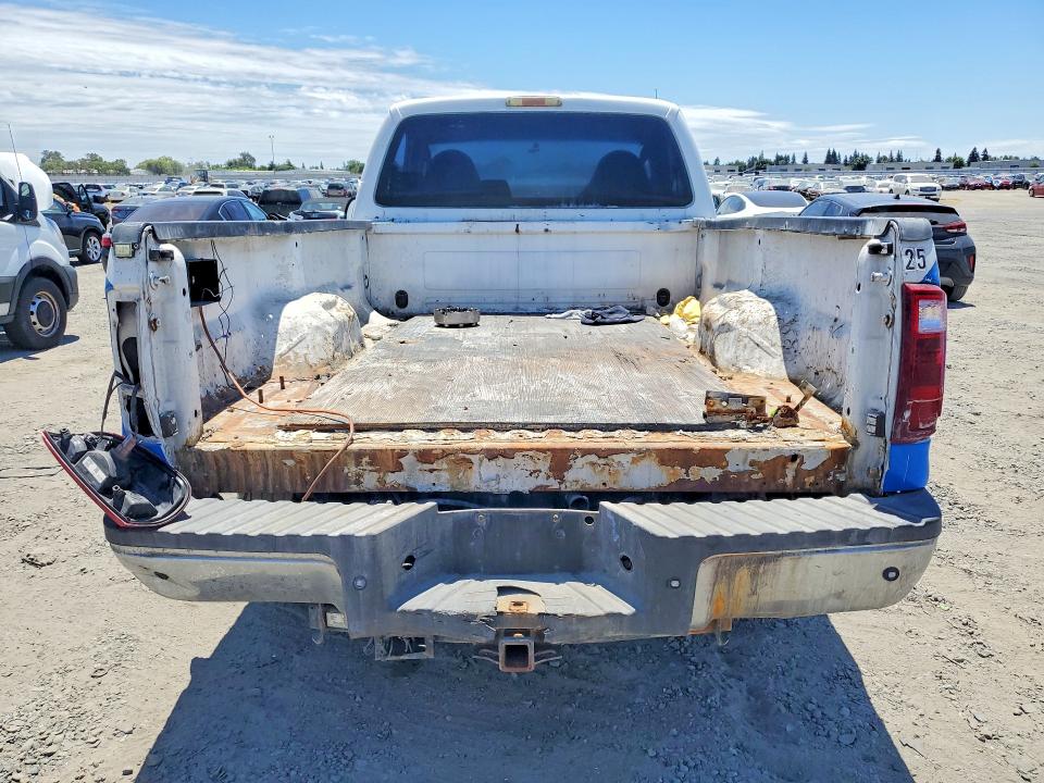 2008 Ford F250 VIN 1FTNF20528ED80386 COPART salvage auction — REAR END, Ca - Dlr/Dis/Exp Only Salvage Title, sold $100 on 2026-07-09 (photo 6)