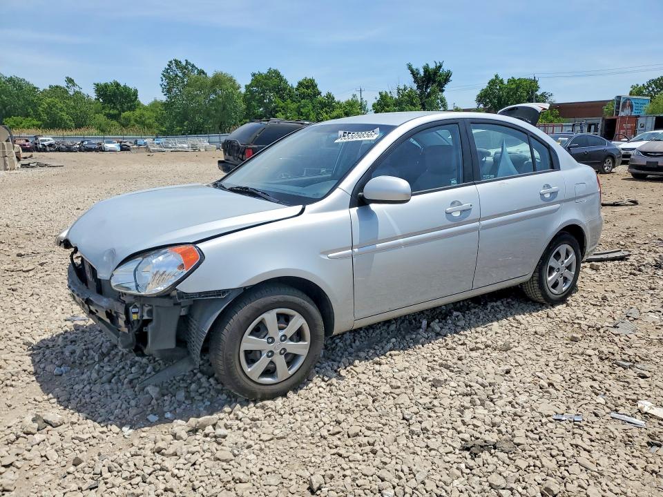 2011 Hyundai Accent VIN KMHCN4AC9BU597414 COPART salvage auction — FRONT END, Il - Salvage Certificate, sold $800 on 2026-07-10 (photo 1)