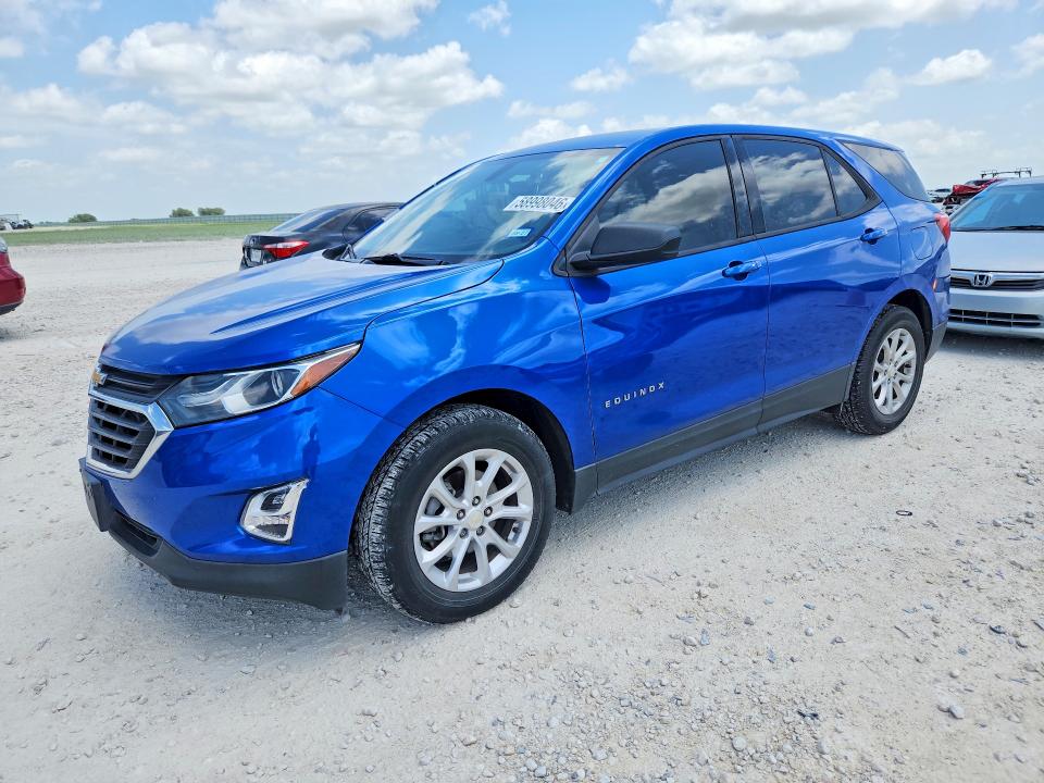 2019 Chevrolet Equinox VIN 3GNAXHEV2KS536390 COPART salvage auction — SIDE, Tx - Salvage Vehicle Title, sold $3,000 on 2026-07-02 (photo 1)