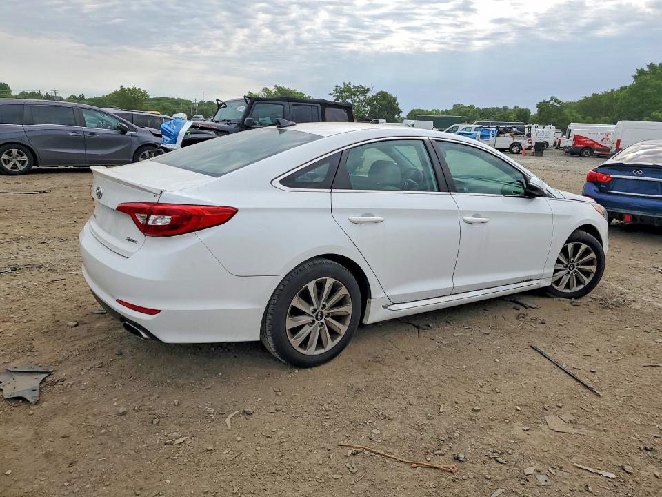 2015 Hyundai Sonata VIN 5NPE34AF9FH070275 COPART salvage auction — VANDALISM, Nc - Salvage Cert-Rebuilt, sold $1,500 on 2026-07-09 (photo 3)