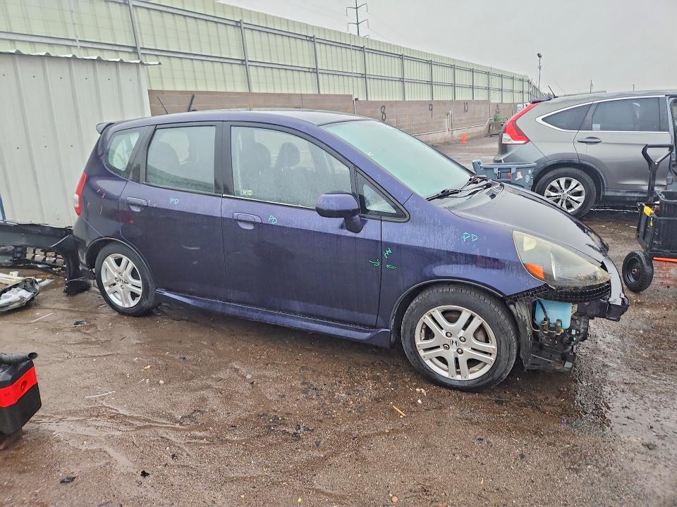 2008 Honda Fit VIN JHMGD38608S024729 COPART salvage auction — FRONT END, NM - CERT OF TITLE-SALVAGE (P), sold $1,150 on 2026-07-16 (photo 4)
