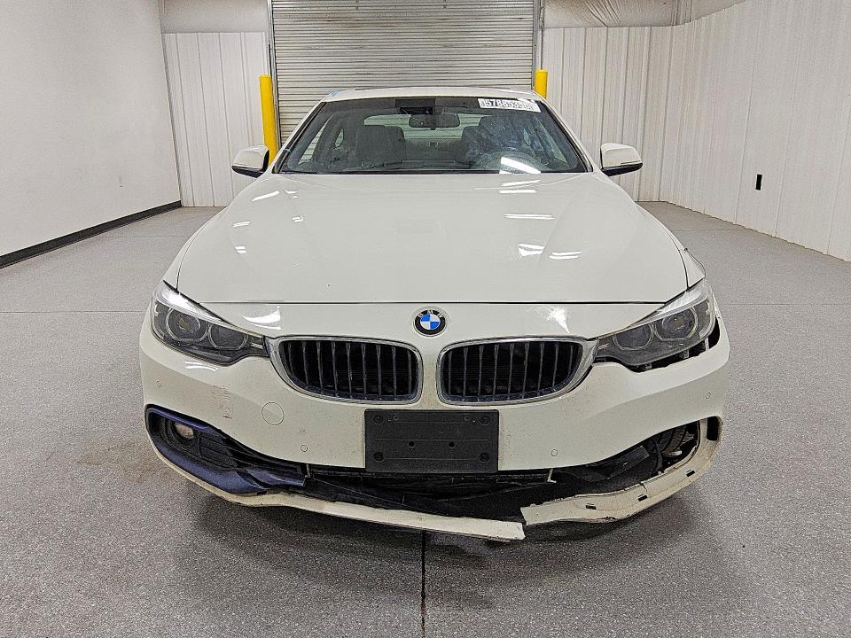 2019 BMW 4er VIN WBA4W3C53KAF92791 COPART salvage auction — FRONT END, Wv - Certificate Of Title, sold $675 on 2026-07-16 (photo 5)