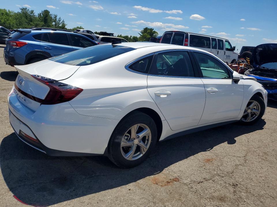 2023 Hyundai Sonata VIN KMHL24JA5PA325314 COPART salvage auction — FRONT END, Pa - Certificate Of Salvage, sold $500 on 2026-07-21 (photo 3)