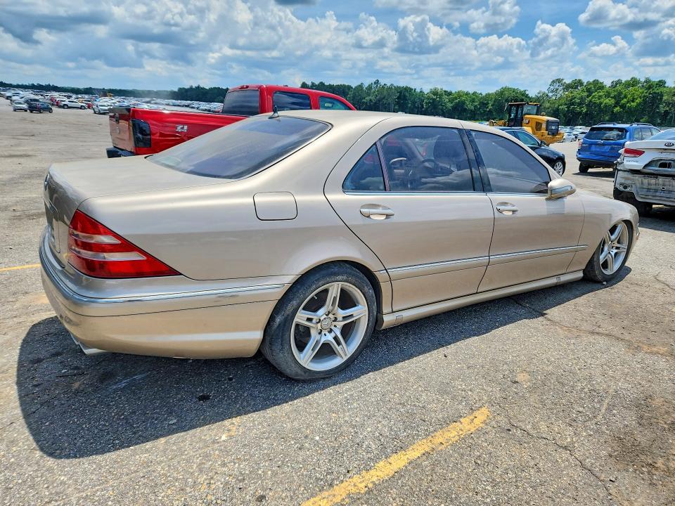 2002 Mercedes-benz S-klasse VIN WDBNG75J62A254173 COPART salvage auction — MINOR DENT/SCRATCHES, Al - Certificate Of Title (P), sold $400 on 2026-07-08 (photo 3)