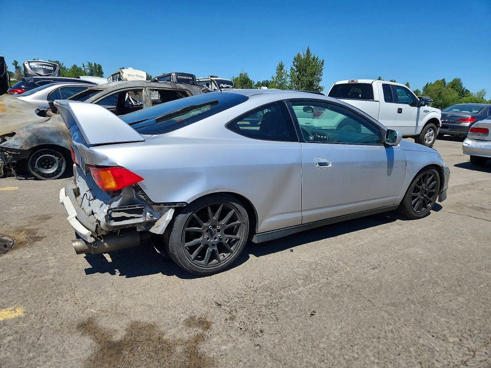 2002 Acura Rsx VIN JH4DC54802C007102 COPART salvage auction — REAR END, Or - Salvage Title Certificate, sold $125 on 2026-08-03 (photo 3)