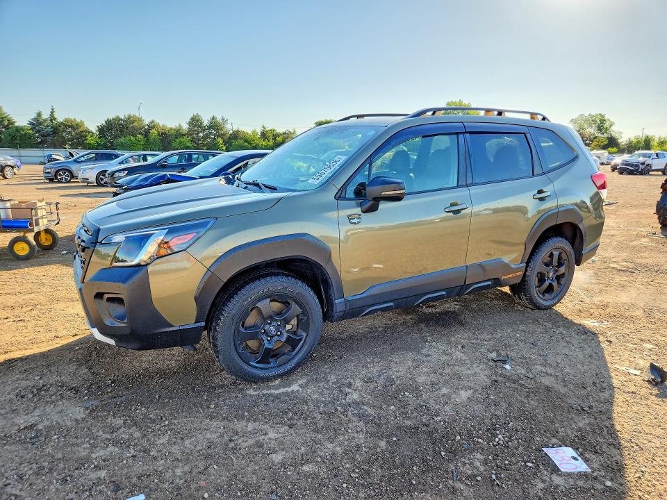 2022 Subaru Forester VIN JF2SKAMC0NH467023 COPART salvage auction — REAR END, IL - SALVAGE CERTIFICATE, sold $10,300 on 2026-07-30 (photo 1)