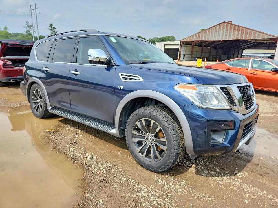 2018 Nissan Armada VIN JN8AY2NC9JX501235 COPART salvage auction — REAR END, La - Cert Of Title-Salvage, sold $125 on 2026-07-24 (photo 4)