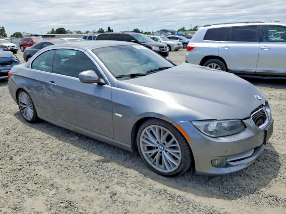 2011 BMW 3 series VIN WBADX7C52BE581548 COPART salvage auction — FRONT END, CA - SALVAGE CERTIFICATE, sold $2,350 on 2026-07-09 (photo 4)