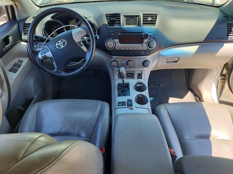 2012 Toyota Highlander VIN 5TDBK3EH8CS148014 COPART salvage auction — FRONT END, Oh - Cert Of Title-Salvage, sold $2,500 on 2026-07-17 (photo 8)