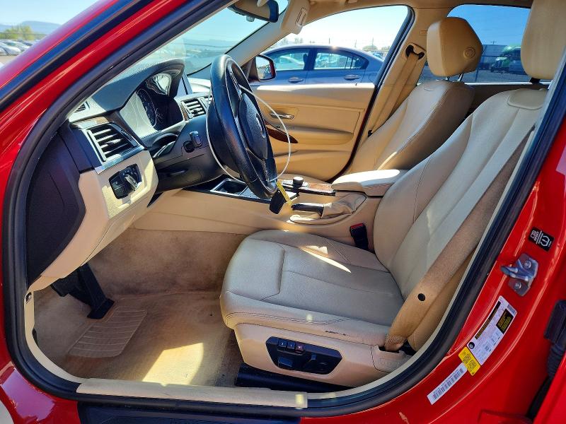 2015 BMW 3er VIN WBA3B1C54FK136761 COPART salvage auction — FRONT END, Or - Salvage Title Certificate, sold $1,150 on 2026-08-18 (photo 7)