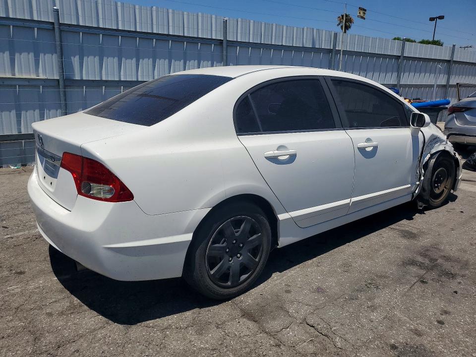 2009 Honda Civic VIN 19XFA16599E050660 COPART salvage auction — FRONT END, Ca - Salvage Certificate, sold $1,300 on 2026-07-02 (photo 3)