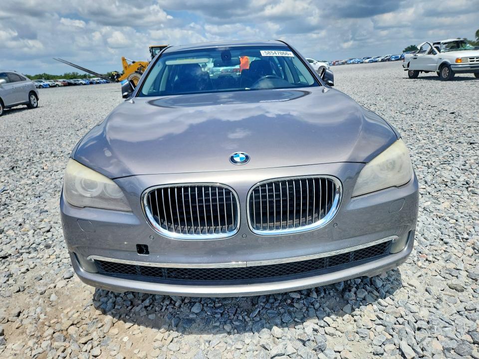 2012 BMW 7er VIN WBAKC8C55CC437756 COPART salvage auction — FRONT END, Fl - Certificate Of Title, sold $400 on 2026-07-31 (photo 5)