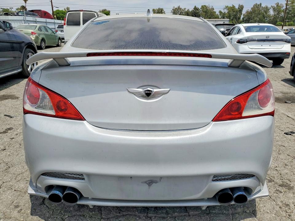 2010 Hyundai Genesis VIN KMHHT6KD9AU023568 COPART salvage auction — FRONT END, Ca - Salvage Certificate, sold $1,200 on 2026-07-09 (photo 6)