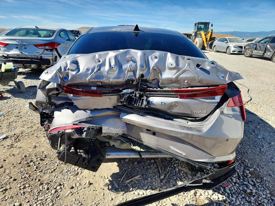 2023 Hyundai Elantra VIN KMHLN4AJ0PU081416 COPART salvage auction — REAR END, Ut - Salvage Certificate, sold $4,800 on 2026-07-24 (photo 6)