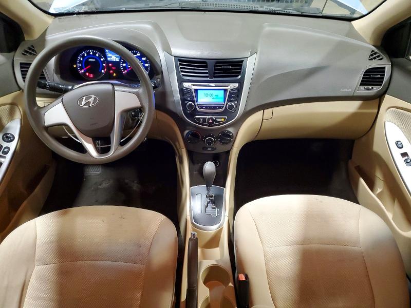 2014 Hyundai Accent VIN KMHCT4AE0EU715412 COPART salvage auction — FRONT END, Pa - Certificate Of Salvage, sold $175 on 2026-07-21 (photo 8)