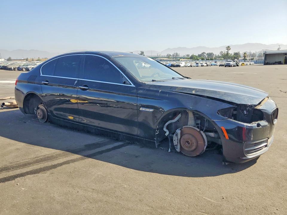 2014 BMW 5er VIN WBA5B1C50ED476632 COPART salvage auction — VANDALISM, Ca - Salvage Certificate, sold $225 on 2026-07-13 (photo 4)