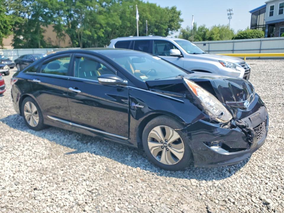 2014 Hyundai Sonata VIN KMHEC4A47EA107596 COPART salvage auction — FRONT END, Ma - Cert Of Title-Reconstrctd Coll, sold $525 on 2026-07-17 (photo 4)