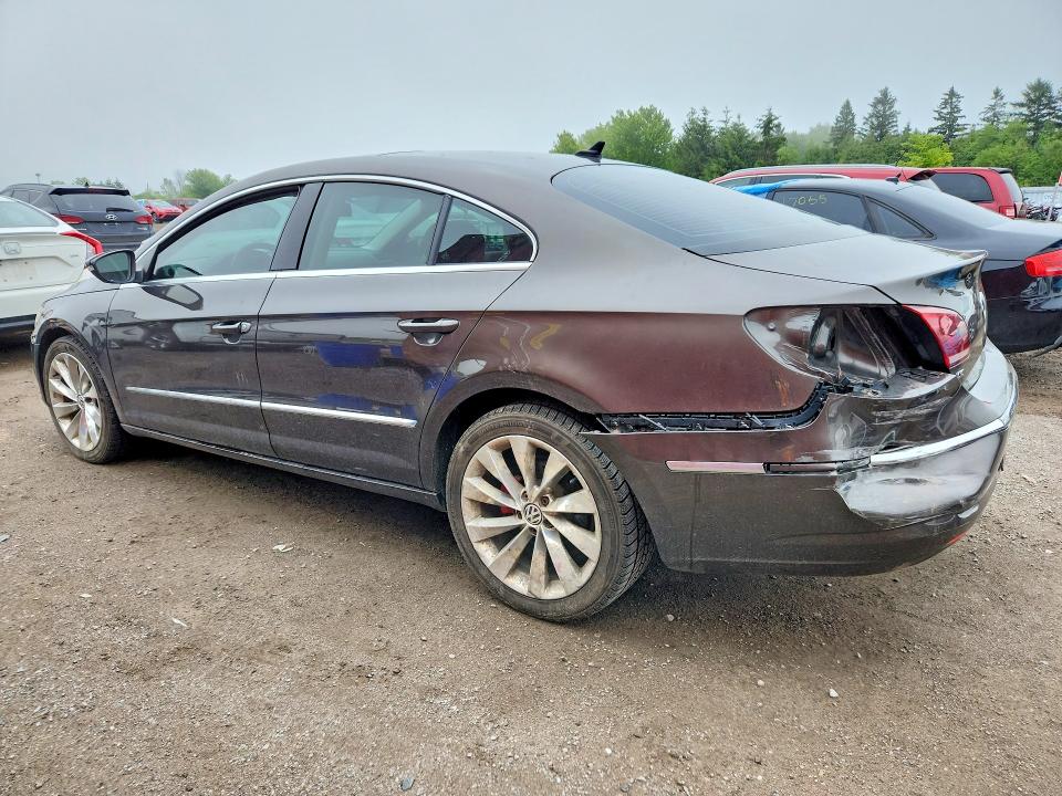 2013 Volkswagen Passat cc VIN WVWRN7AN6DE516108 COPART salvage auction — REAR END, On - Permit Salvage, sold $400 on 2026-08-18 (photo 2)