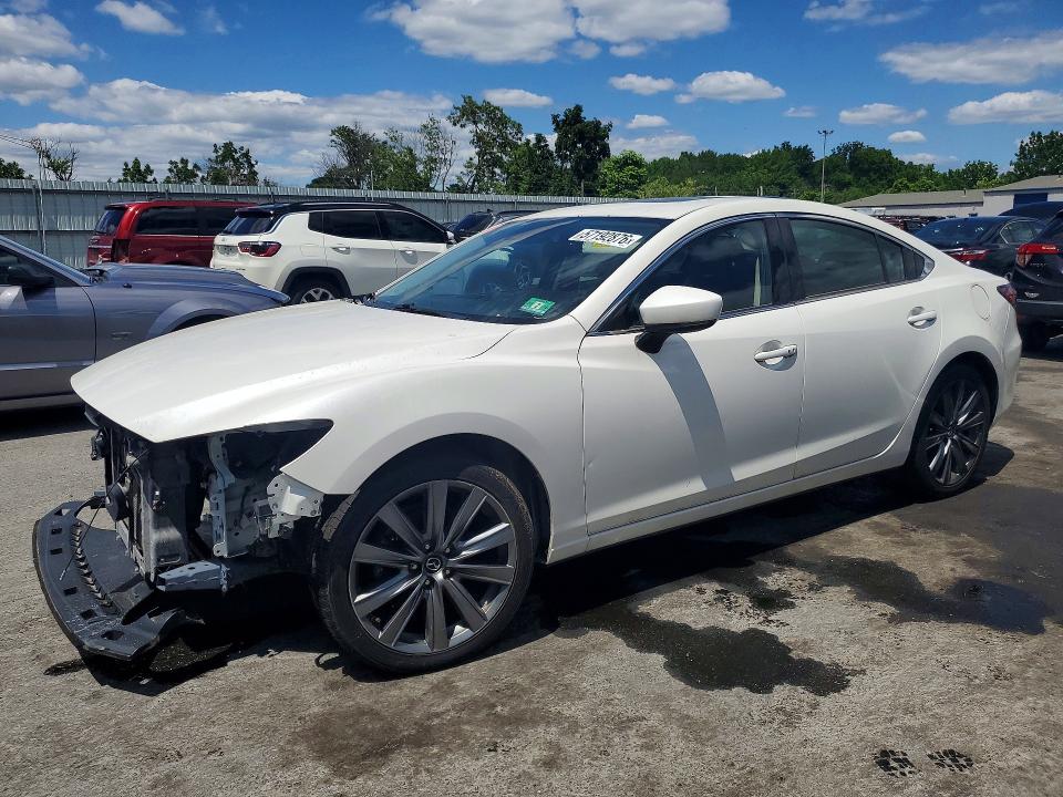 2018 Mazda 6 VIN JM1GL1VM7J1313243 COPART salvage auction — FRONT END, NJ - CERT OF TITLE-SALVAGE (P), sold $1,250 on 2026-07-30 (photo 1)