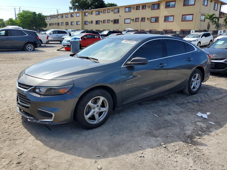 2018 Chevrolet Malibu VIN 1G1ZB5ST7JF194653 COPART salvage auction — FRONT END, Fl - Cert Of Title-Rebuilt, sold $1,550 on 2026-07-09 (photo 1)