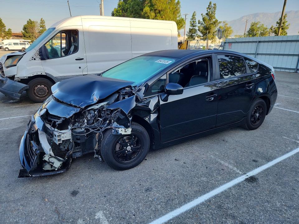 2015 Toyota Prius VIN JTDKN3DUXF0427686 COPART salvage auction — FRONT END, Ca - Salvage Certificate, sold $625 on 2026-07-09 (photo 1)